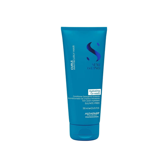 Condicionador Alfaparf Semi di Lino Curls Hydranting Co-Wash 200 ml