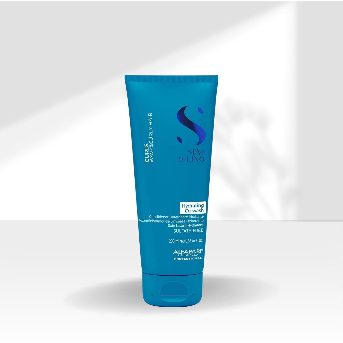 Condicionador Alfaparf Semi di Lino Curls Hydranting Co-Wash 200 ml
