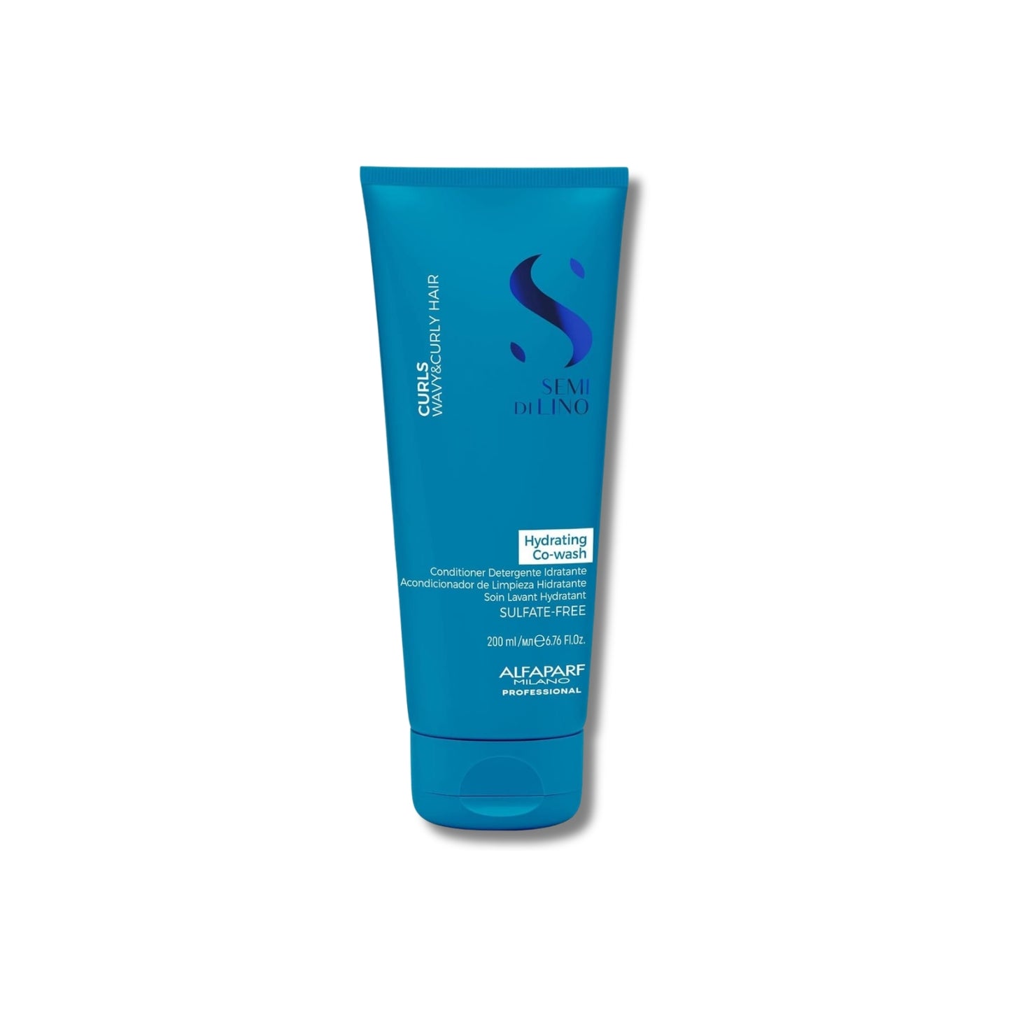 Condicionador Alfaparf Semi di Lino Curls Hydranting Co-Wash 200 ml
