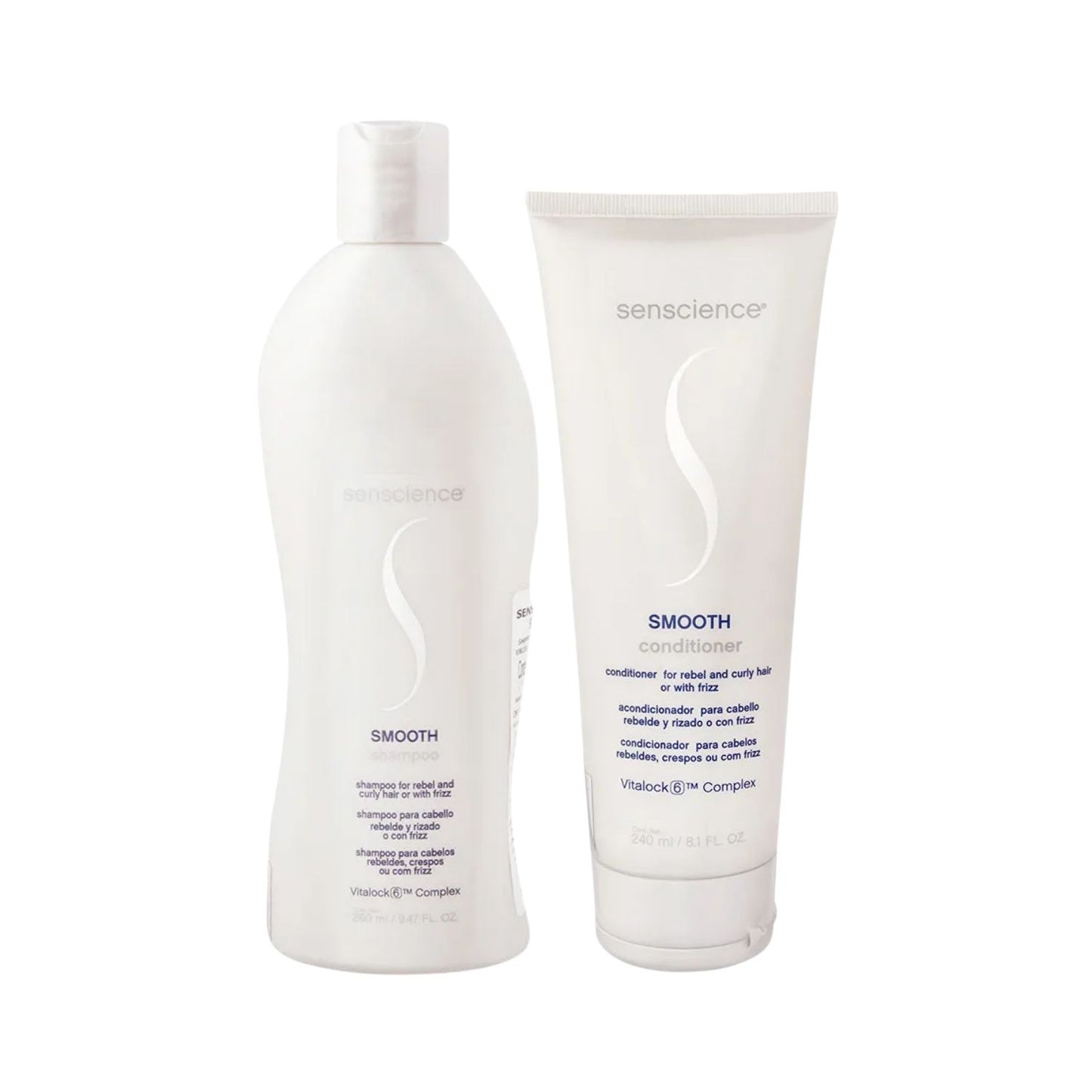 Kit Senscience Smooth Shampoo 280 ml + Condicionador 240 ml