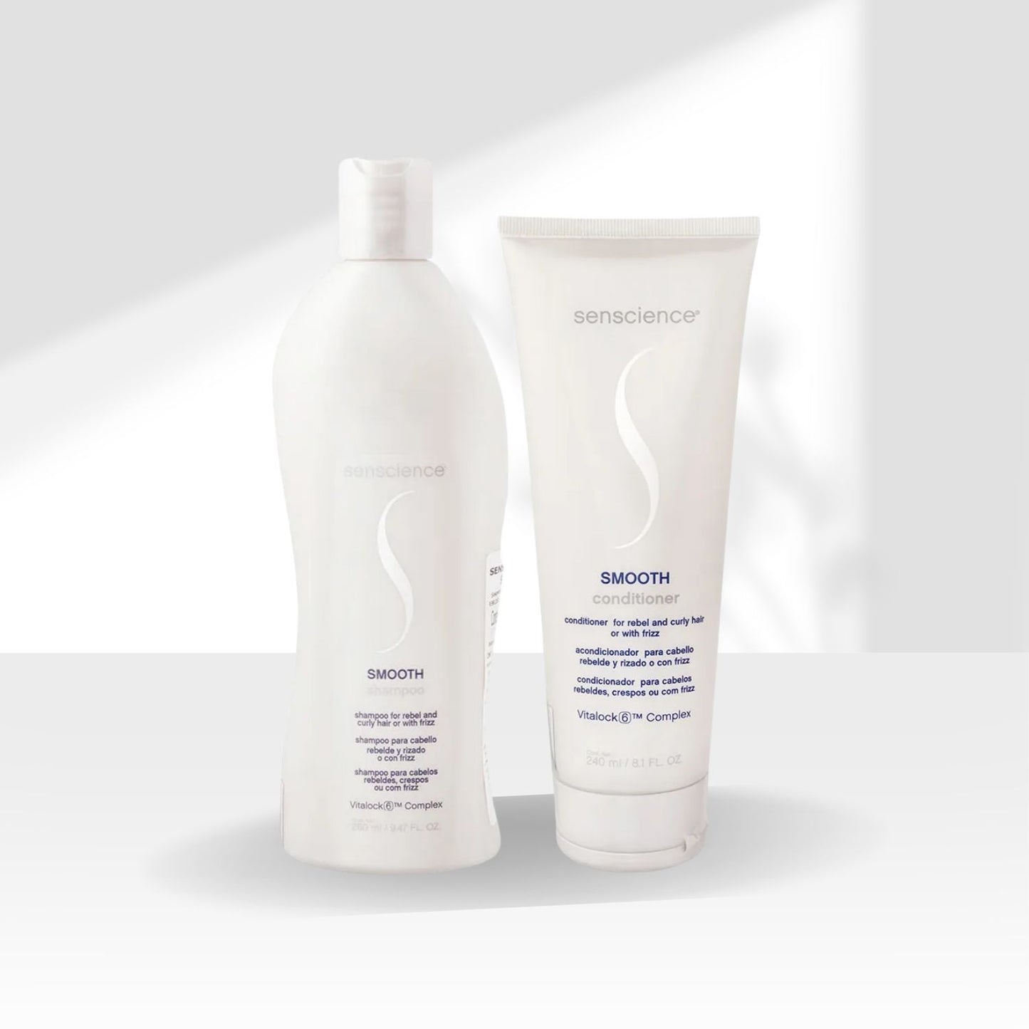 Kit Senscience Smooth Shampoo 280 ml + Condicionador 240 ml