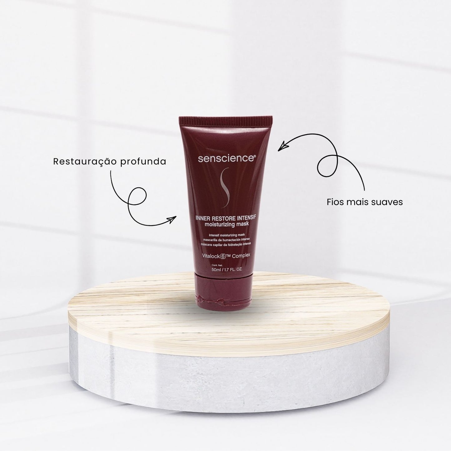 Kit Senscience Smooth Shampoo 280 ml + Condicionador 240 ml + Inner Intensif 50 ml