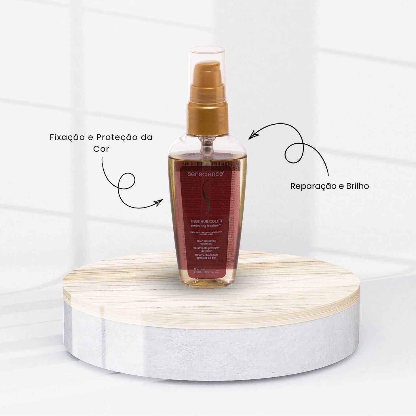 Kit Senscience True Hue Shampoo 280 ml + Condicionador 240 ml + Moisture Lock Leave-in 150 ml + Color Protecting 55 ml