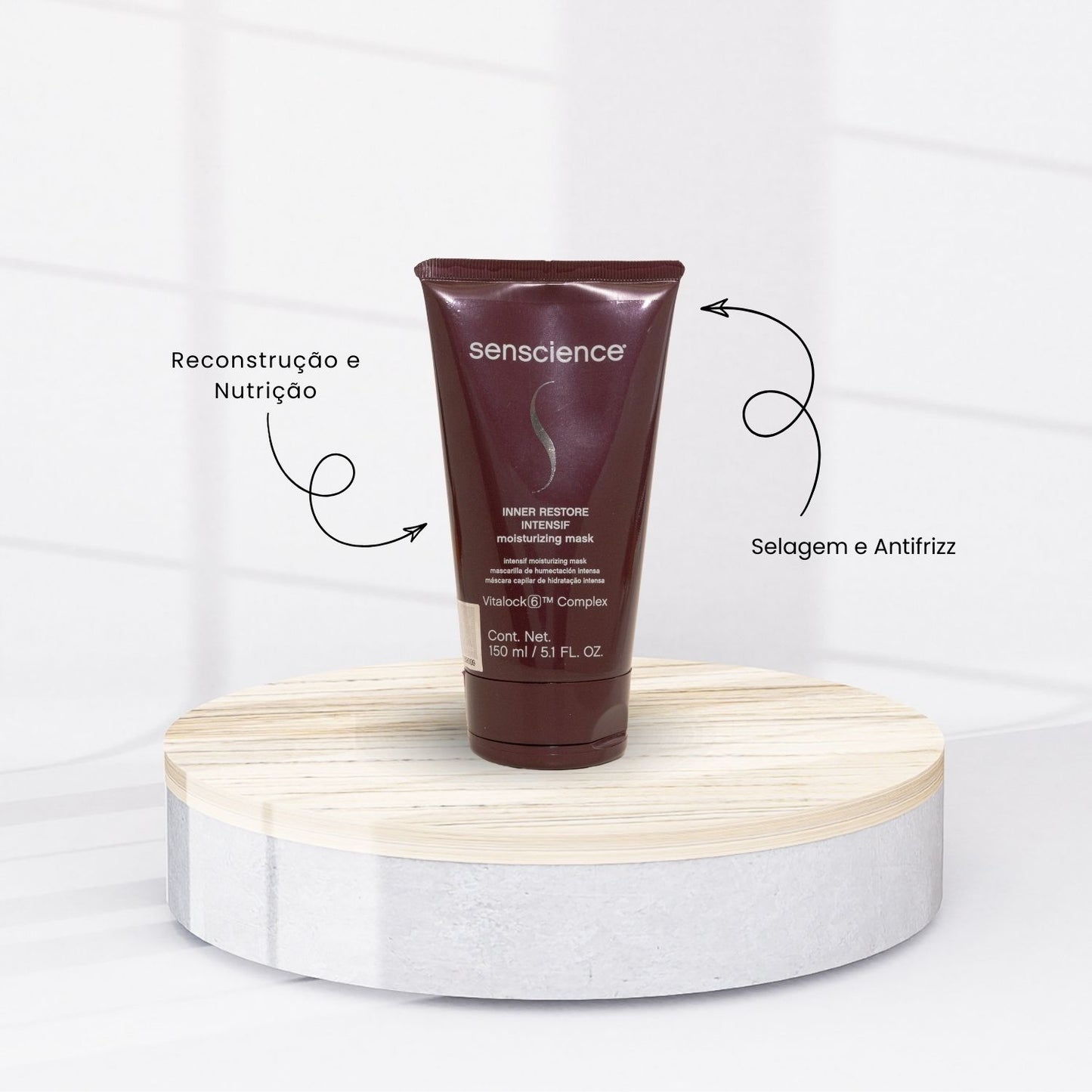 Kit Senscience True Hue Violet Shampoo + Condicionador 1 Litro + Inner Restore Intensif 150 ml