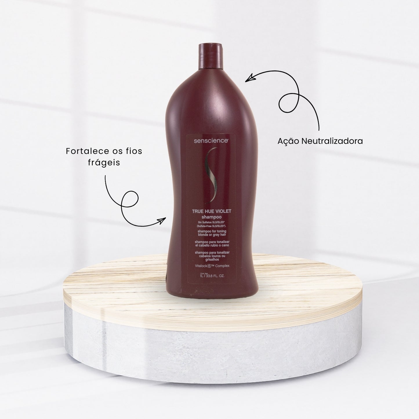 Kit Senscience True Hue Violet Shampoo + Condicionador 1 Litro + Inner Restore Intensif 150 ml + C.P.R 25 ml