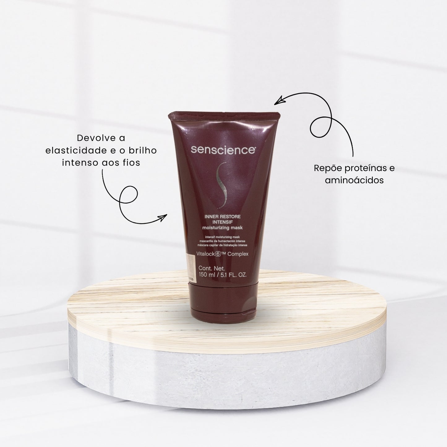 Kit Senscience True Hue Violet Shampoo + Condicionador 1 Litro + Inner Restore Intensif 150 ml + C.P.R 25 ml