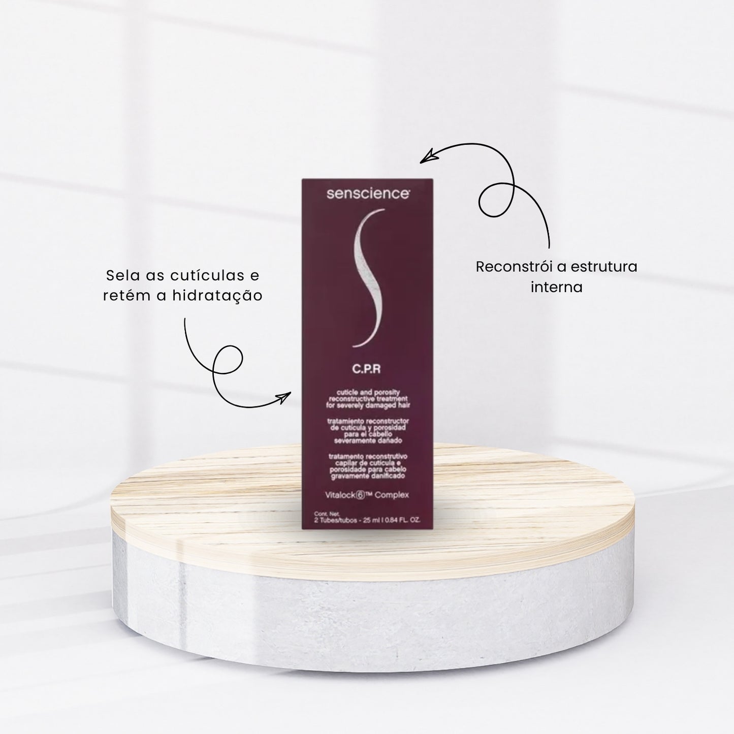 Kit Senscience True Hue Violet Shampoo + Condicionador 1 Litro + Inner Restore Intensif 150 ml + C.P.R 25 ml