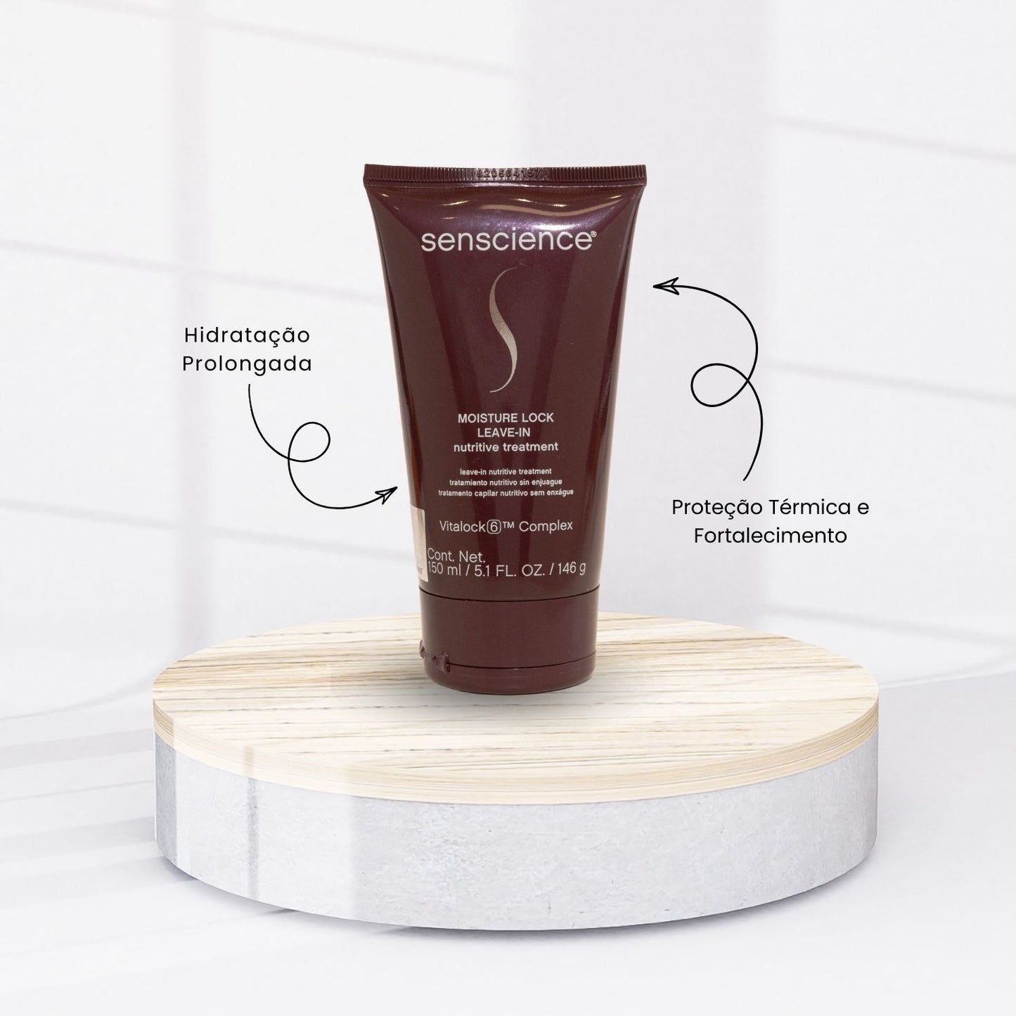 Kit Senscience True Hue Violet Shampoo + Condicionador 1 Litro + Moisture Lock 150 ml