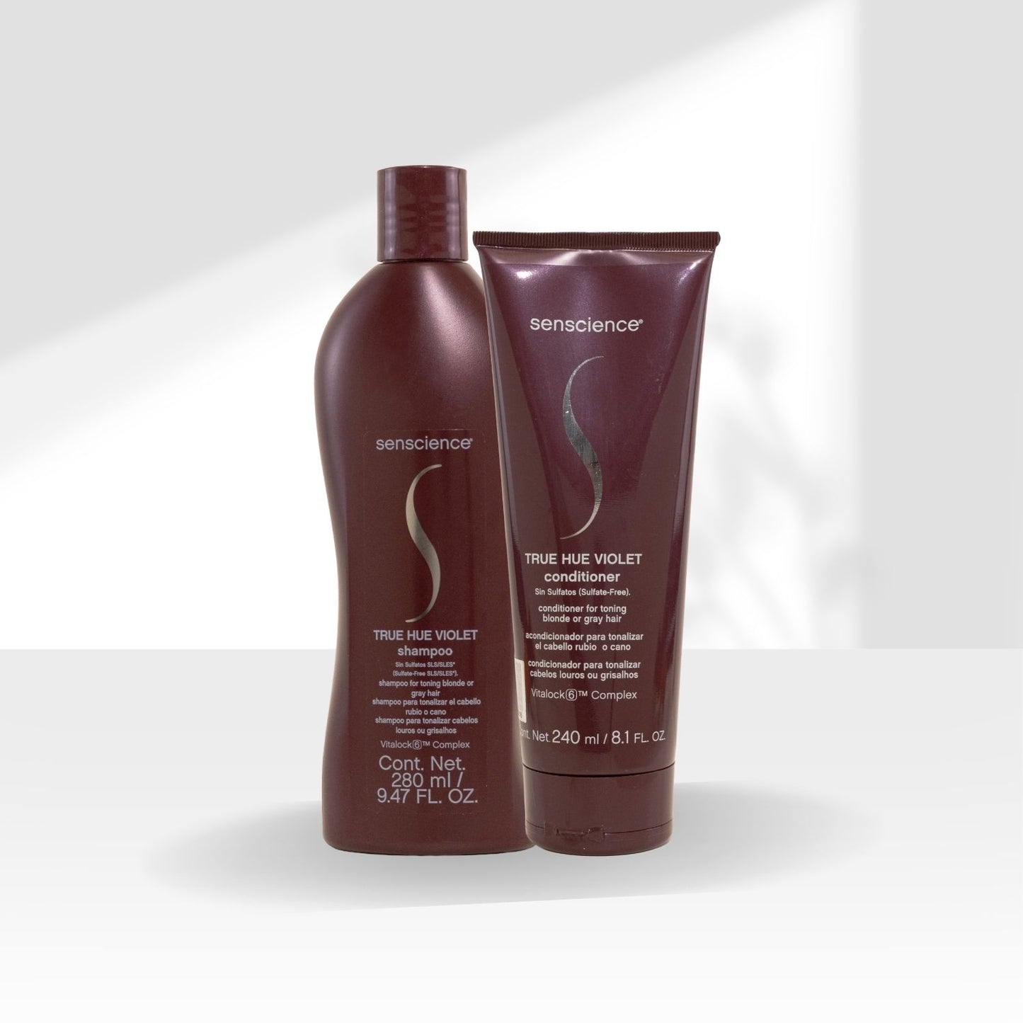 Kit Senscience True Hue Violet Shampoo 280 ml + Condicionador 240 ml