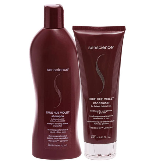 Kit Senscience True Hue Violet Shampoo 280 ml + Condicionador 240 ml
