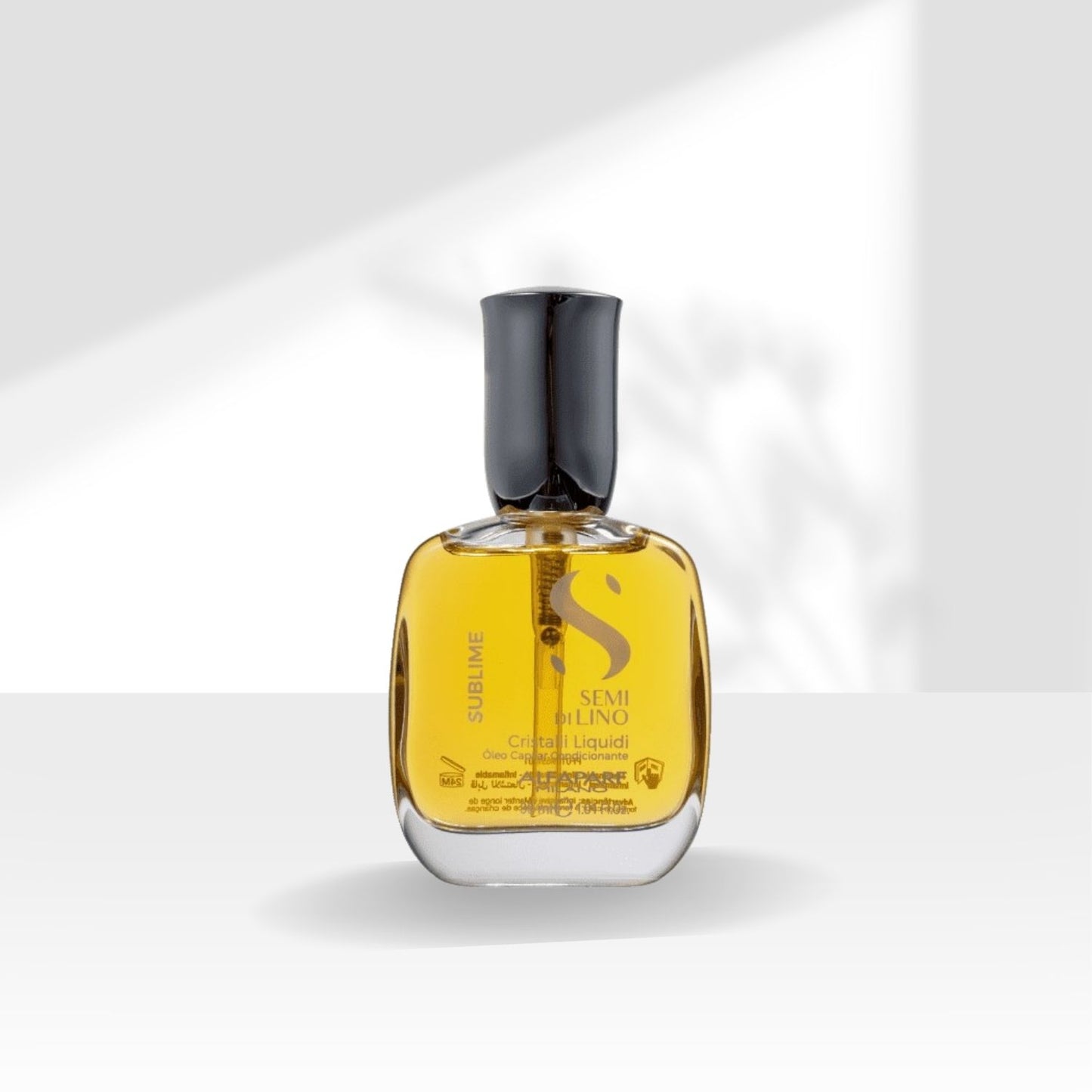 Oleo Alfaparf Semi Di Lino Cristalli Liquidi Oleo Reparador de Pontas 30 ml