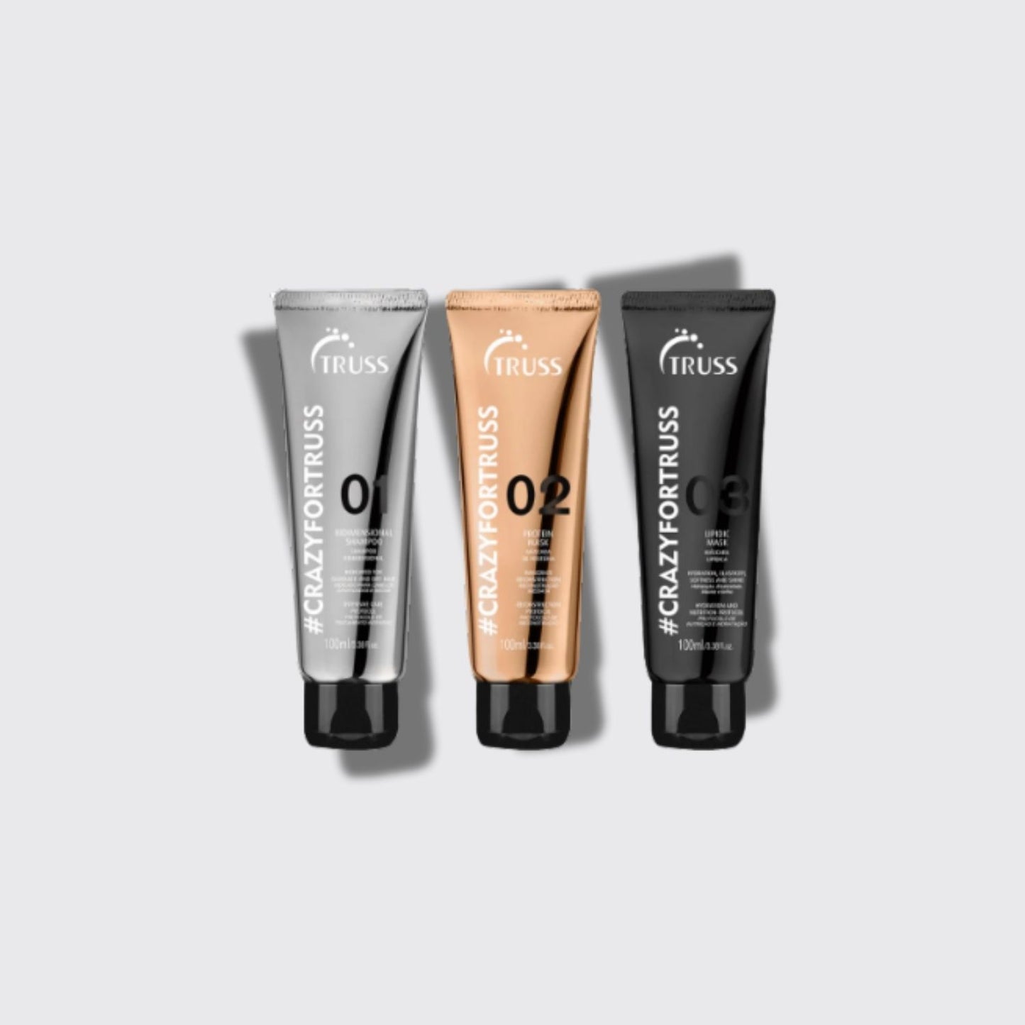 Kit Truss Crazy For Truss Reconstrução Capilar (3 x 100 ml)