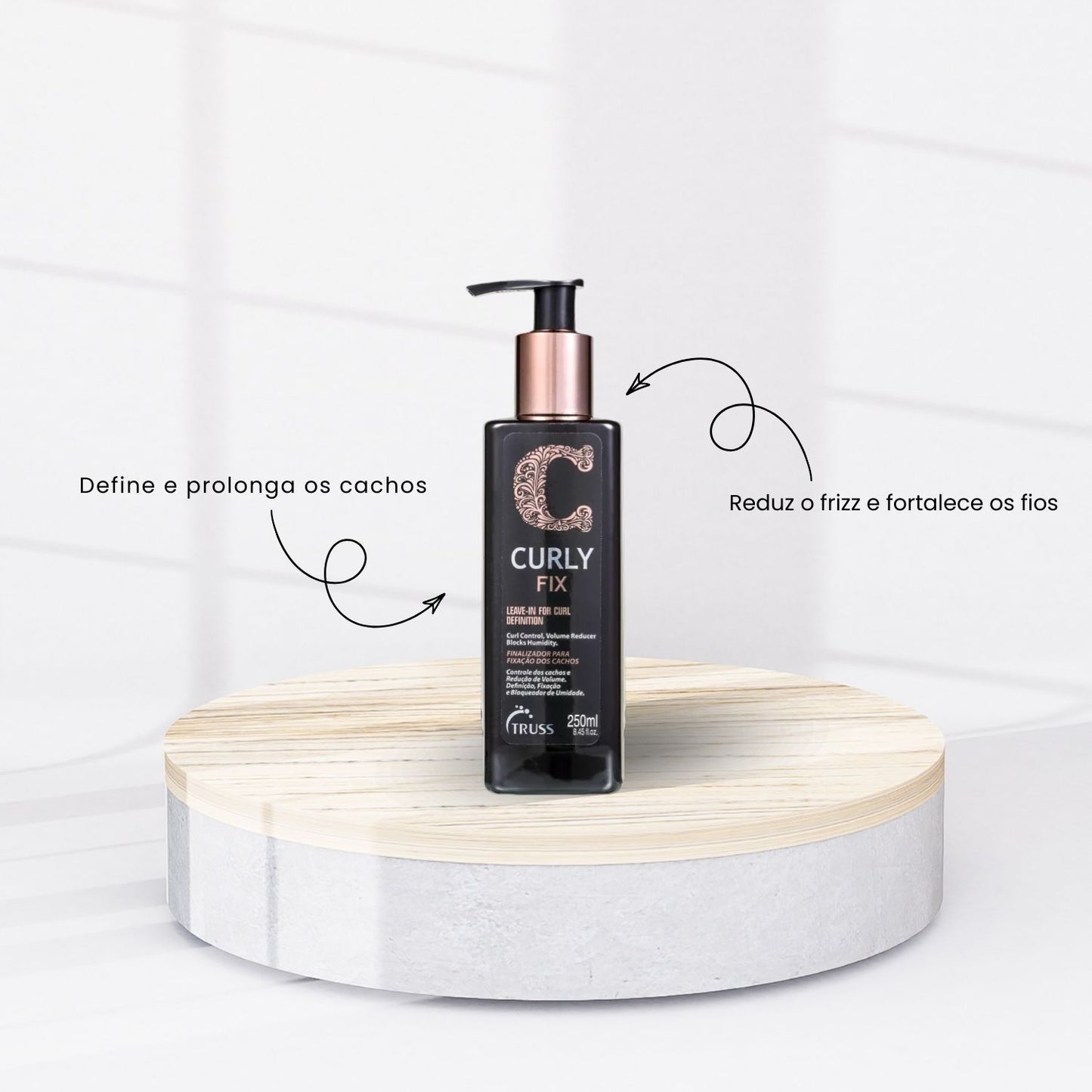 Ativador de Cachos Truss Curly Fix para Cabelo Cacheado 250 ml