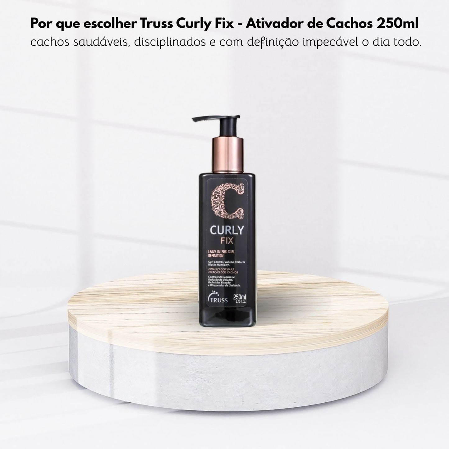 Ativador de Cachos Truss Curly Fix para Cabelo Cacheado 250 ml