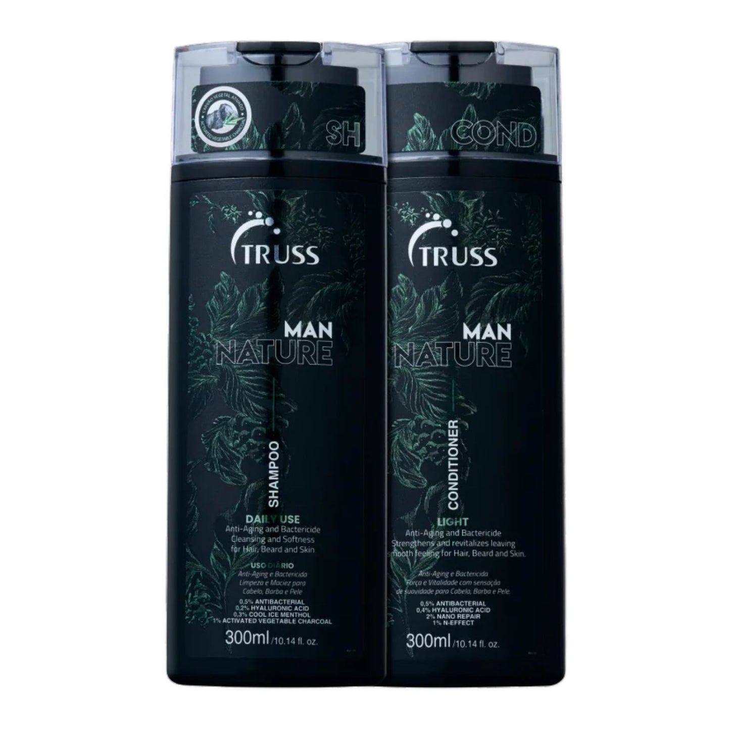 Kit Truss Man Nature Shampoo 300 ml + Condicionador 300 ml