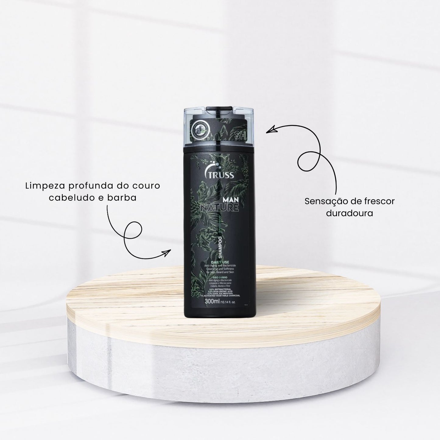 Kit Truss Man Nature Shampoo 300 ml + Condicionador 300 ml