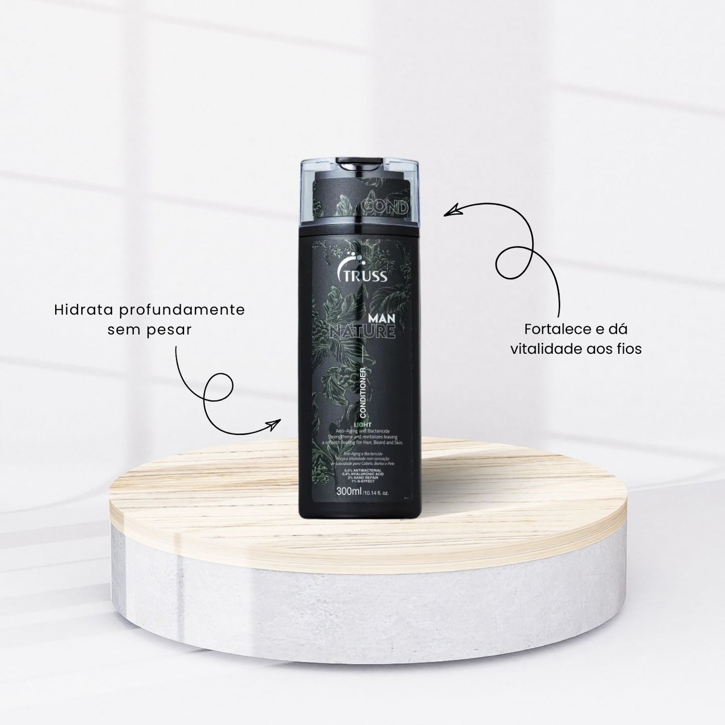 Kit Truss Man Nature Shampoo 300 ml + Condicionador 300 ml