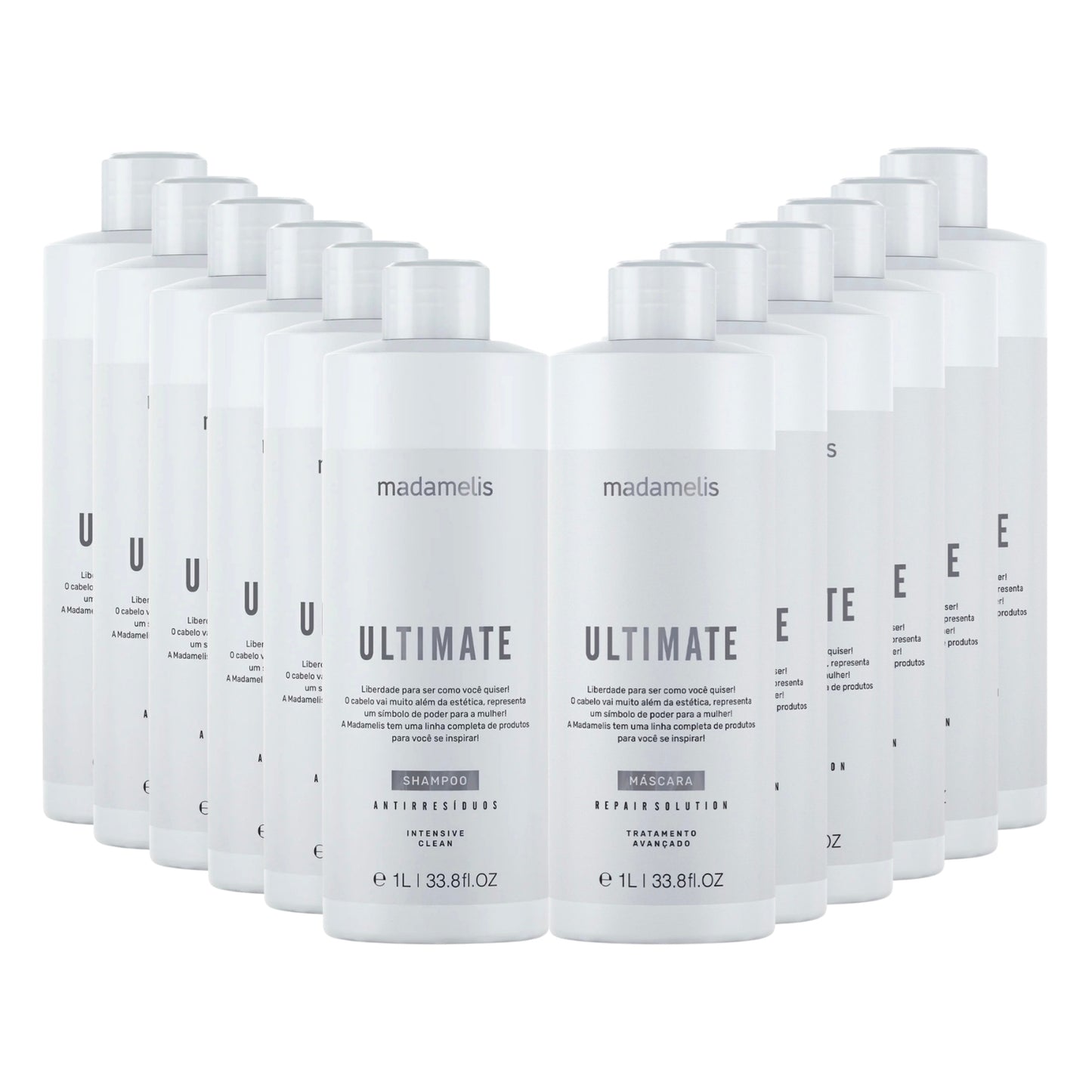 Kit Madamelis Ultimate Escova Progressiva 6 (2 x 1 Litro)