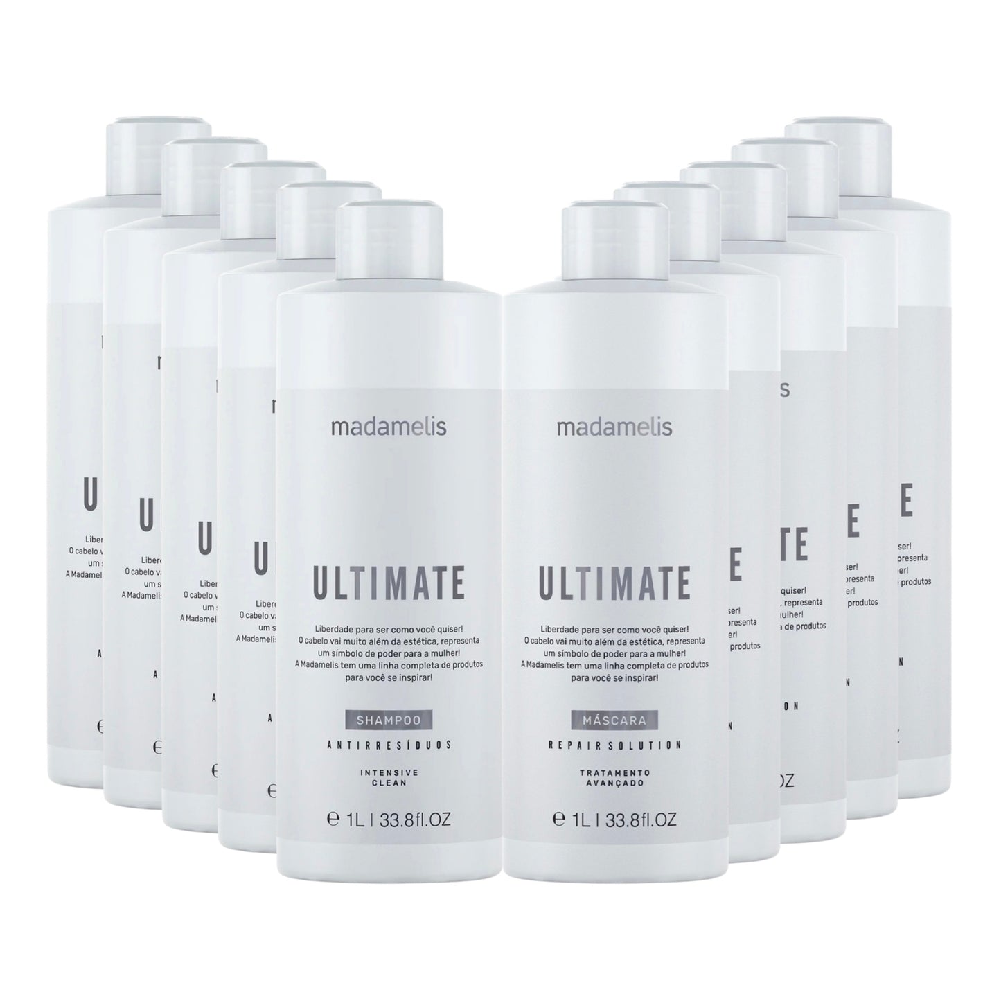 Kit Madamelis Ultimate Escova Progressiva 5 (2 x 1 Litro)
