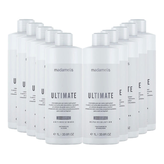 Kit Madamelis Ultimate Escova Progressiva 5 (2 x 1 Litro)