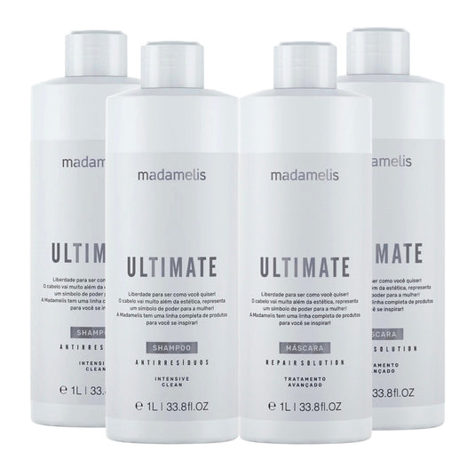 Kit Madamelis Ultimate Escova Progressiva 2 (2 x 1 Litro)