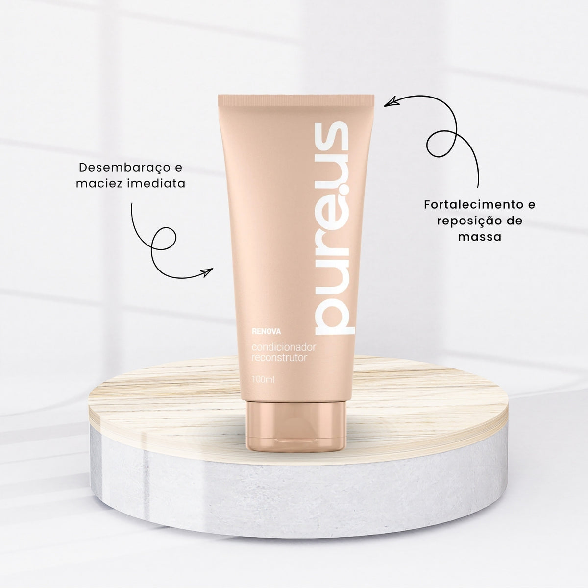 Condicionador Madamelis Pure Us Reconstrutor Força 100 ml