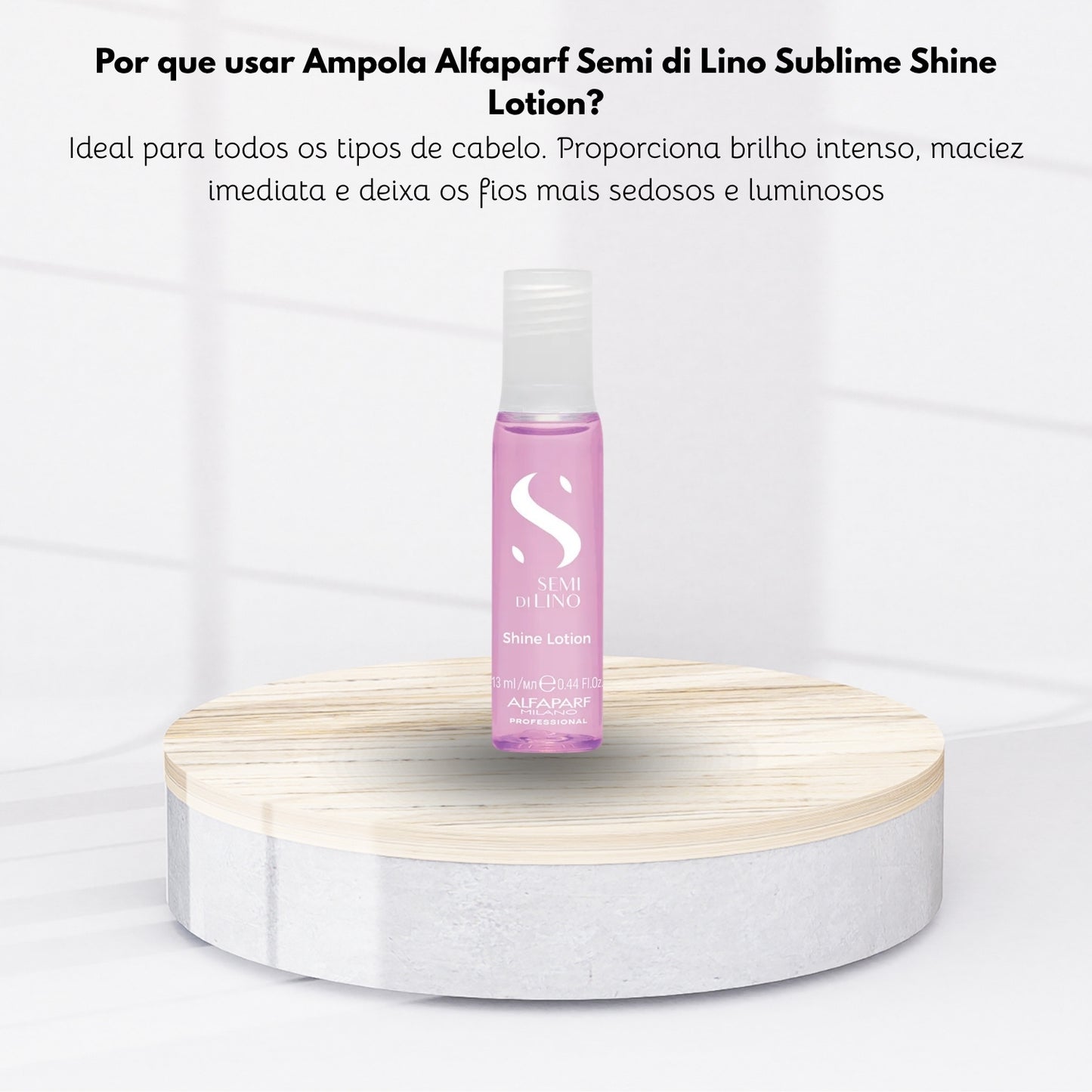 Ampola Alfaparf Semi Di Lino Sublime Shine Lotion 13 ml