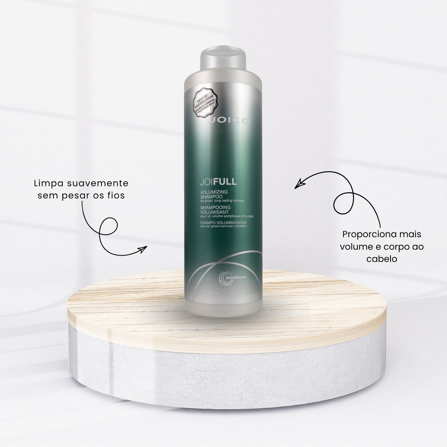 Kit Joico Joifull Shampoo 1 Litro + Condicionador 1 Litro