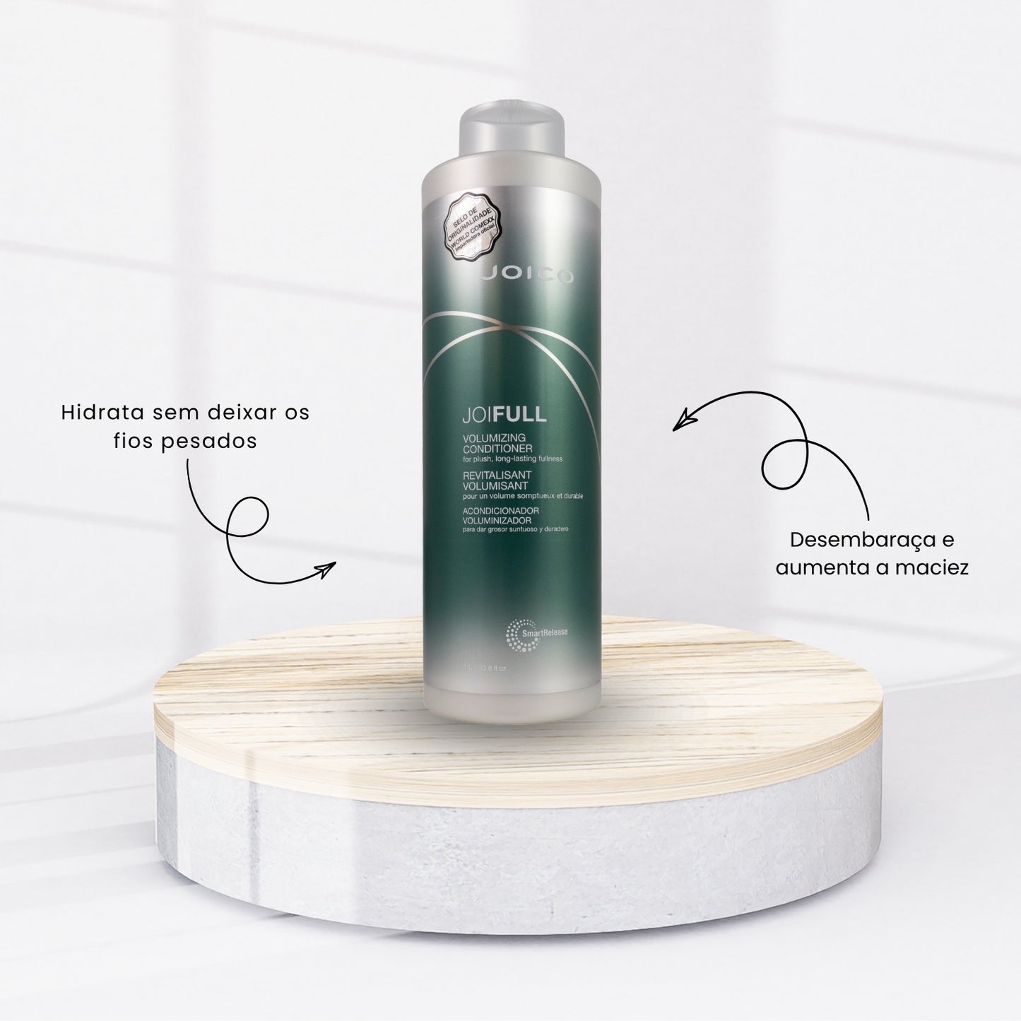 Kit Joico Joifull Shampoo 1 Litro + Condicionador 1 Litro