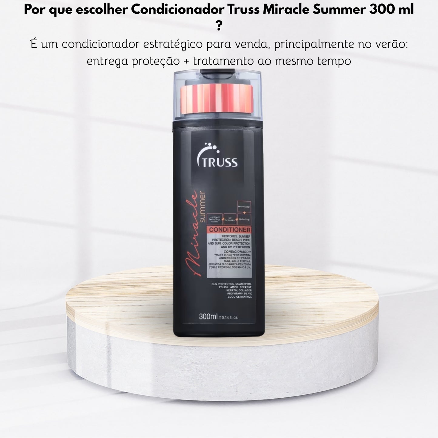 Condicionador Truss Miracle Summer 300 ml