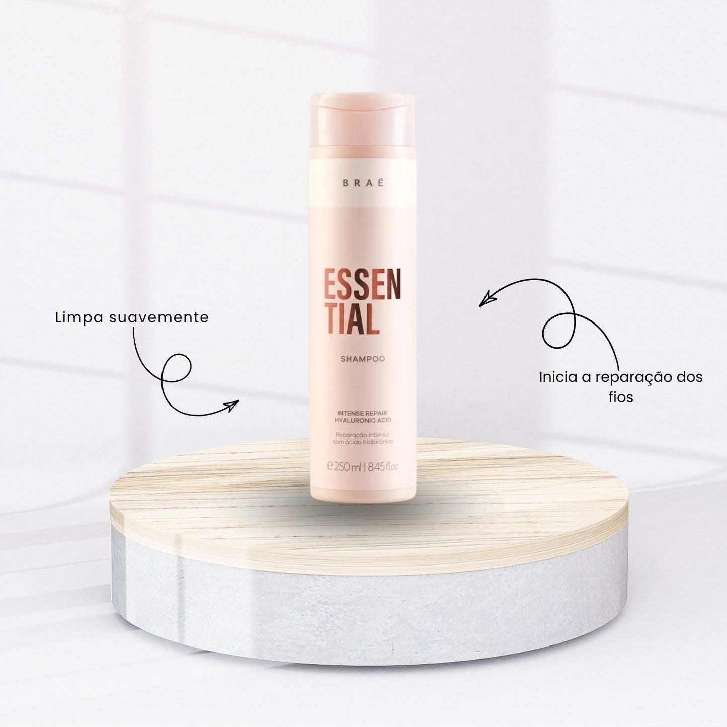 Kit Braé Essential Shampoo 250 ml + Condicionador 250 ml