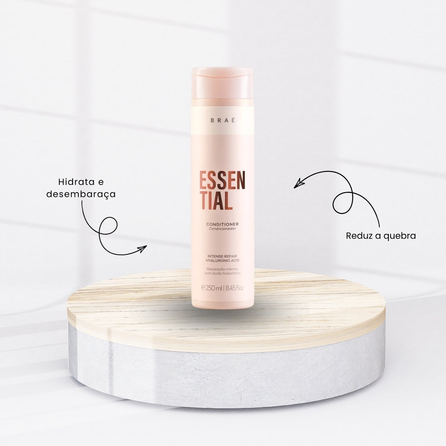 Kit Braé Essential Shampoo 250 ml + Condicionador 250 ml
