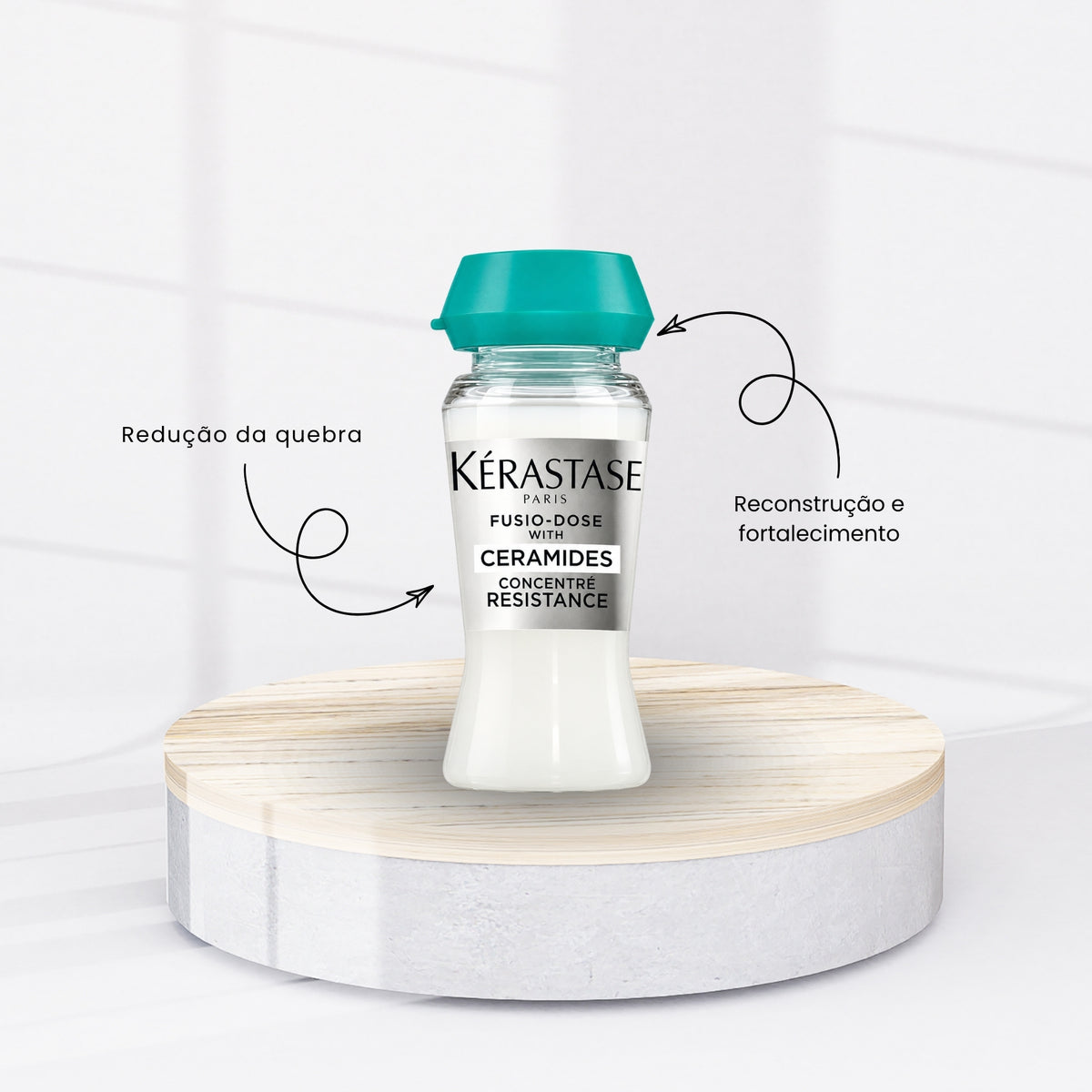 Kit Kérastase Fusio-Dose Concentré Vita Ciment Resistance Ampolas 3 x 12 ml