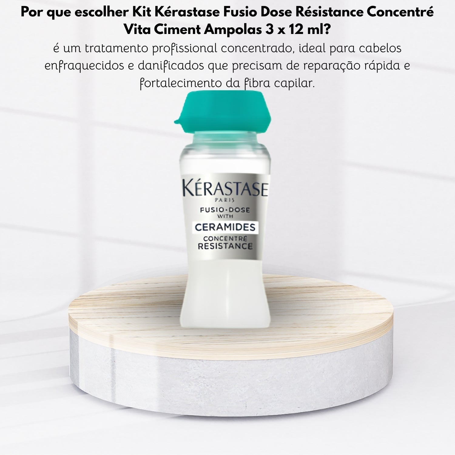 Kérastase コンサントレ　ニュートリティブ　10本セット 12ml Kérastase Fusio-Dose Vita Ciment | Reconstrução e força – Doce Beleza