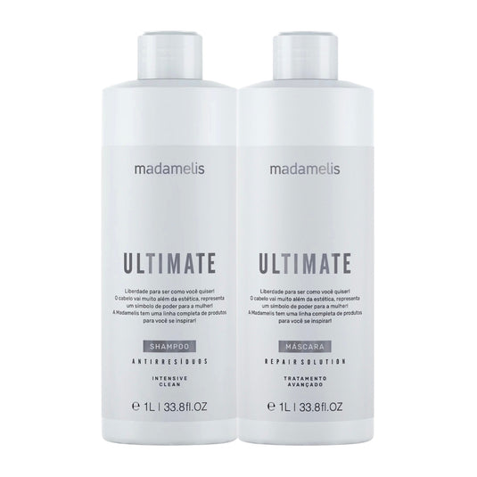 Kit Madamelis Ultimate Escova Progressiva (2 x 1 Litro)