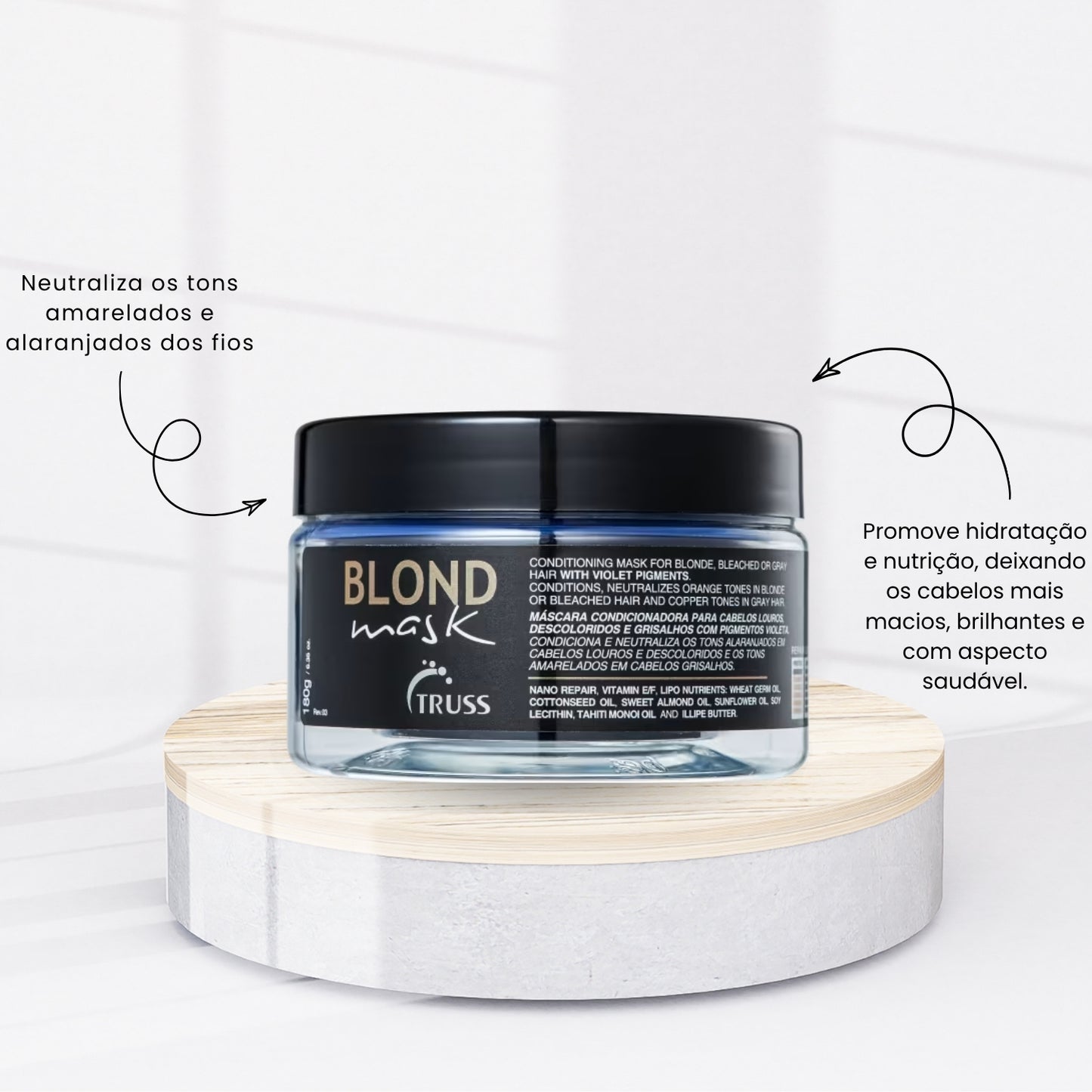 Máscara Matizadora Truss Blond Mask 180 ml