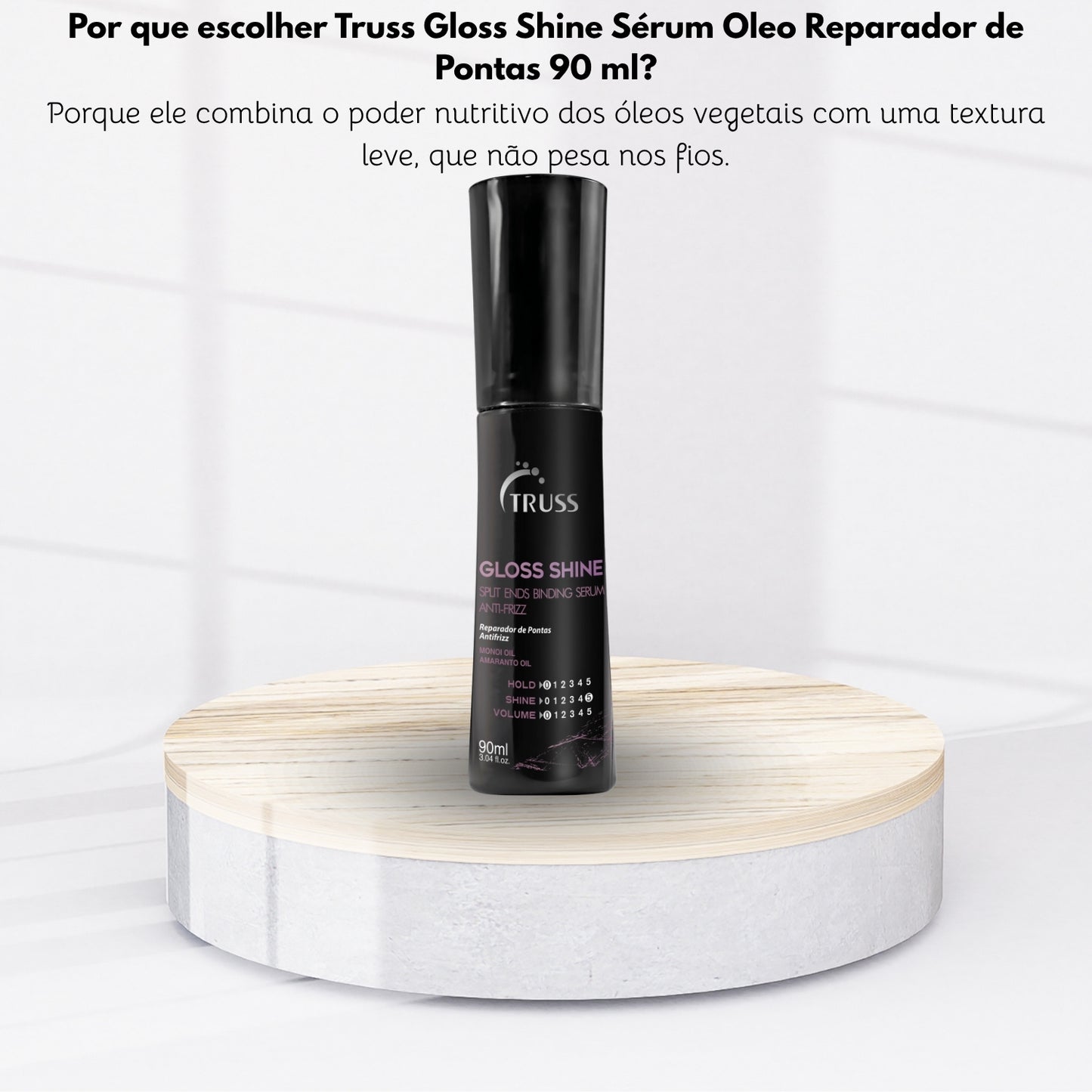 Truss Gloss Shine Sérum Oleo Reparador de Pontas 90 ml