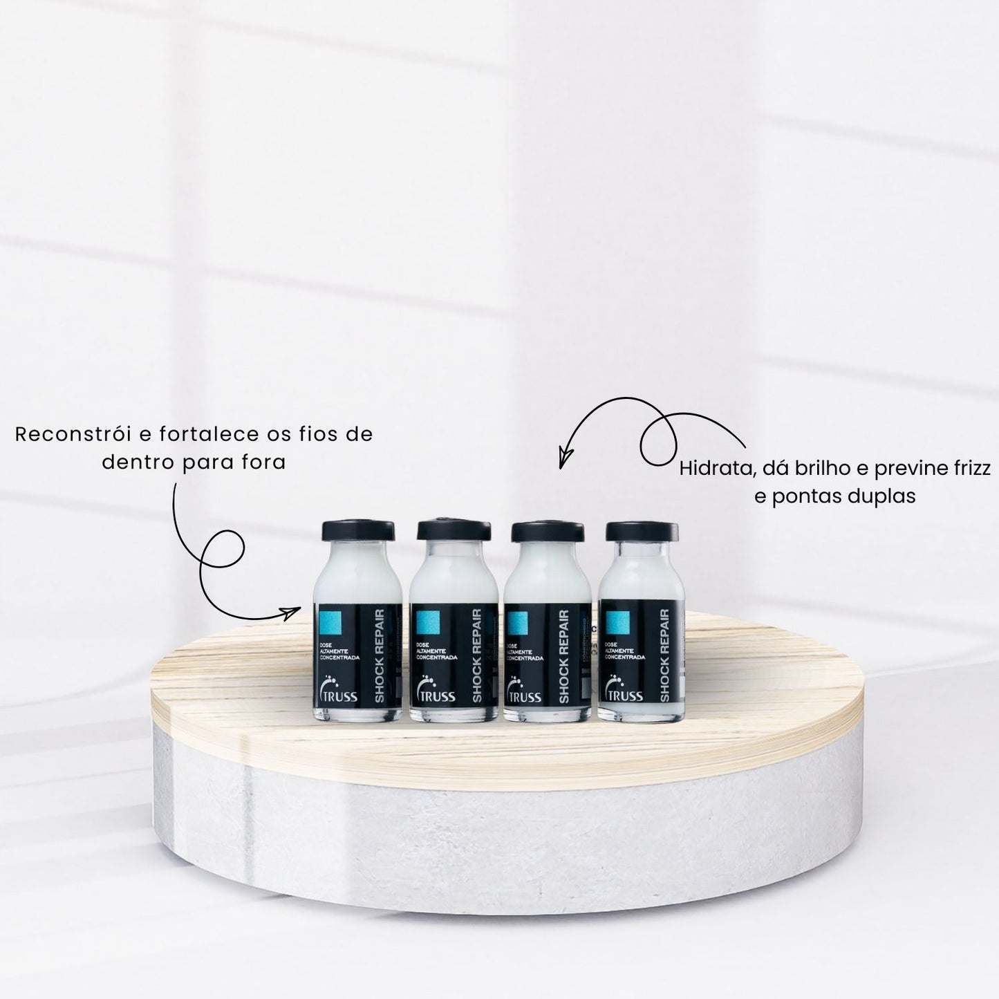 Ampola Truss Shock Repair Caixa 4 unidades 17 ml