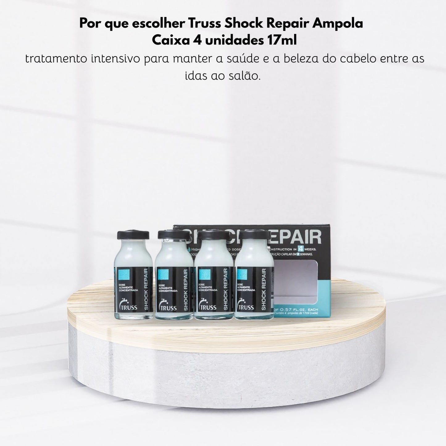 Ampola Truss Shock Repair Caixa 4 unidades 17 ml