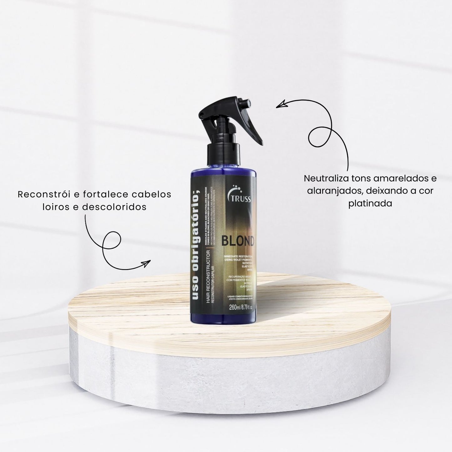 Truss Uso Obrigatório Blond Tratamento Reconstrutor 260 ml