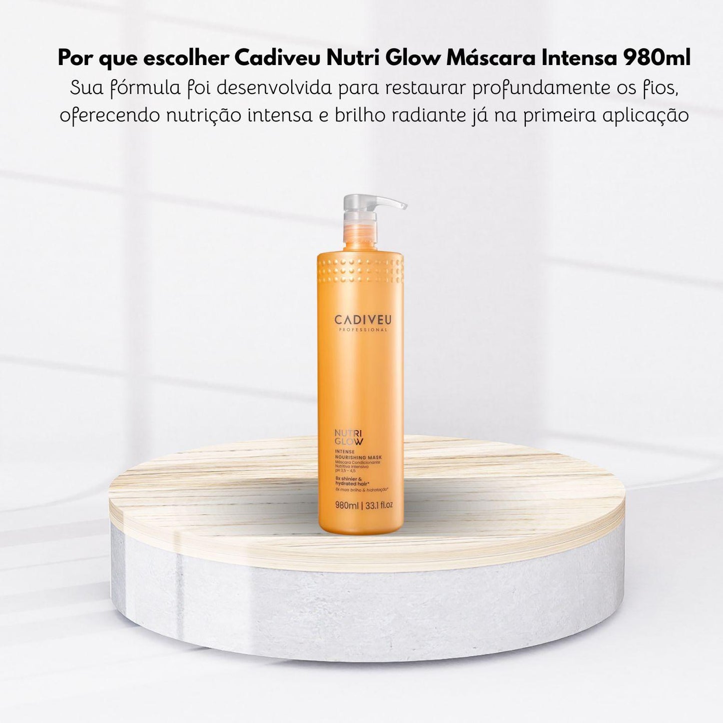 Máscara Cadiveu Nutri Glow Intensa 980 ml