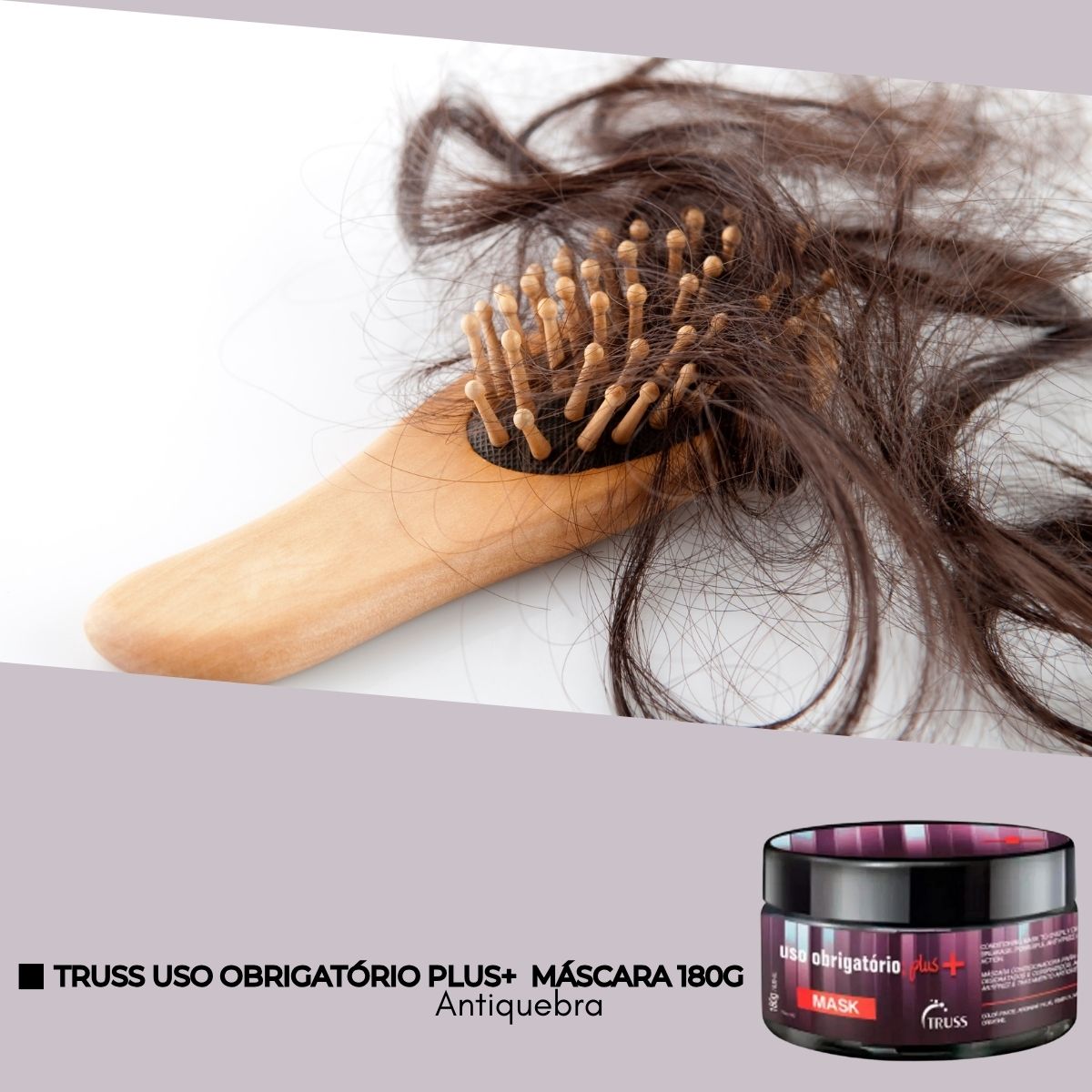 Máscara Truss Uso Obrigatório Plus+ 180 g