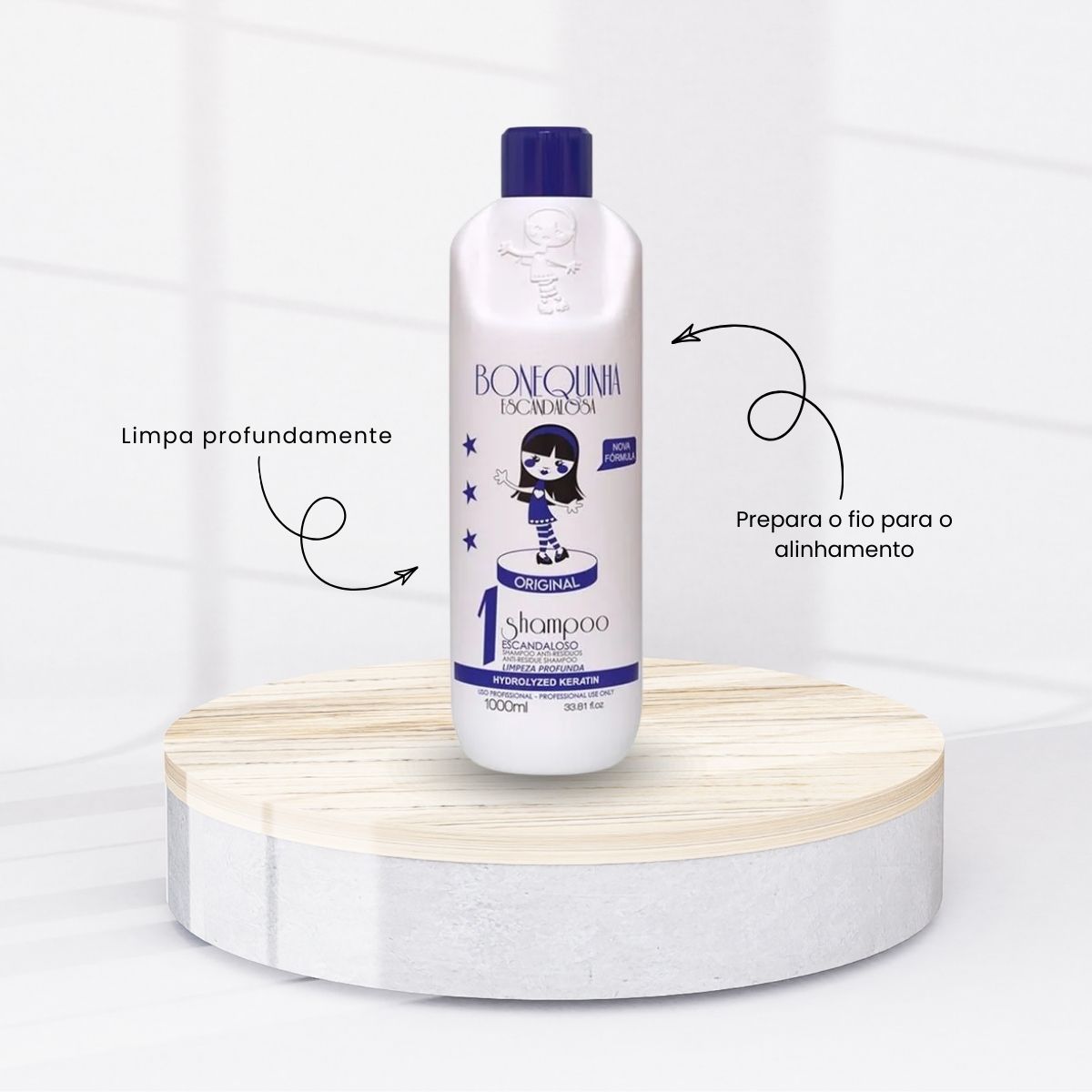 Progressiva Bonequinha Escandalosa Redutora de Volume 2 x 1 Litro