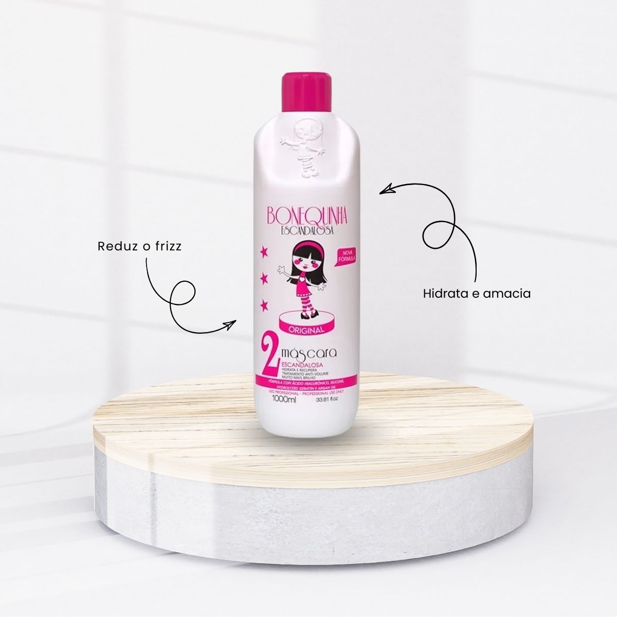 Progressiva Bonequinha Escandalosa Redutora de Volume 2 x 1 Litro