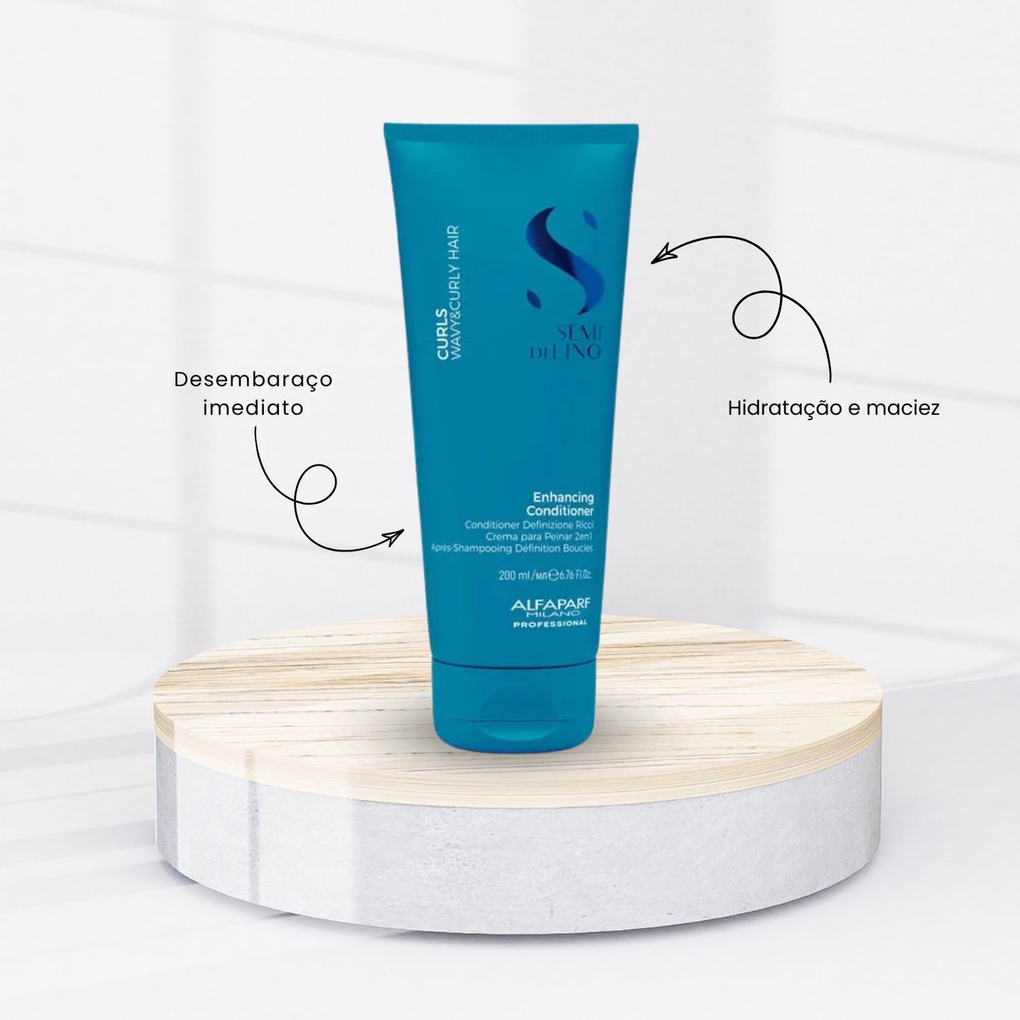 Condicionador Alfaparf Semi di Lino Curls Enhancing 200 ml