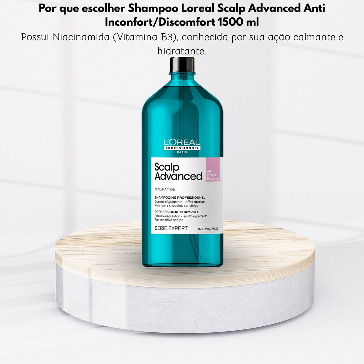 Shampoo Loreal Scalp Advanced Anti Inconfort/Discomfort Shampoo Anticaspa 1500 ml