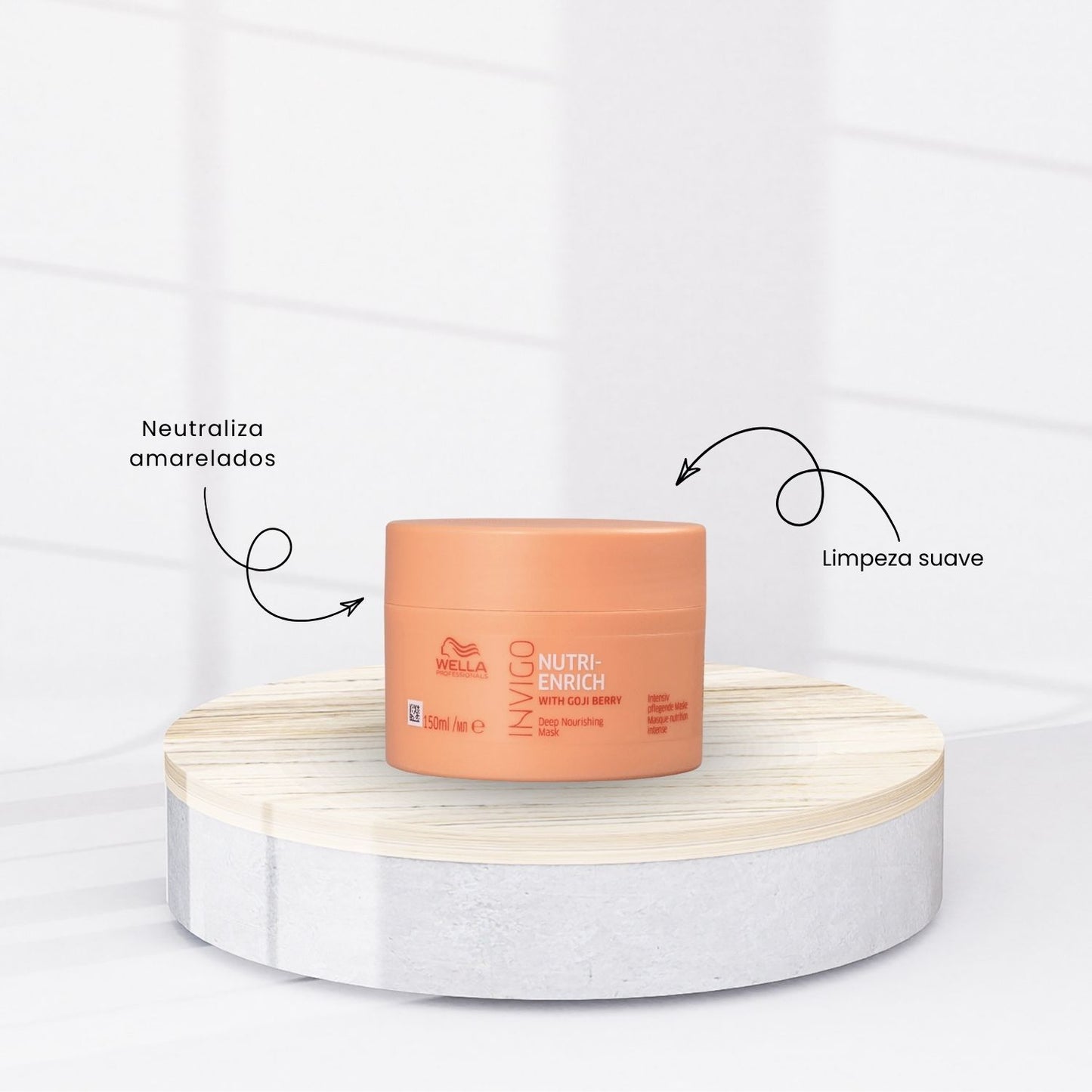 Kit Wella Nutri-Enrich Shampoo 250 ml + Máscara 150 ml