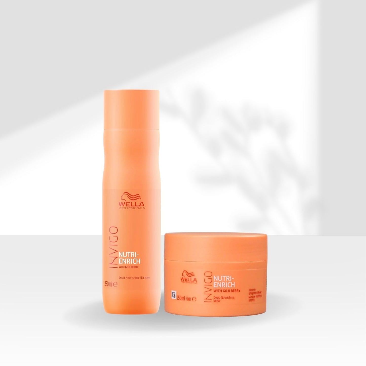 Kit Wella Nutri-Enrich Shampoo 250 ml + Máscara 150 ml