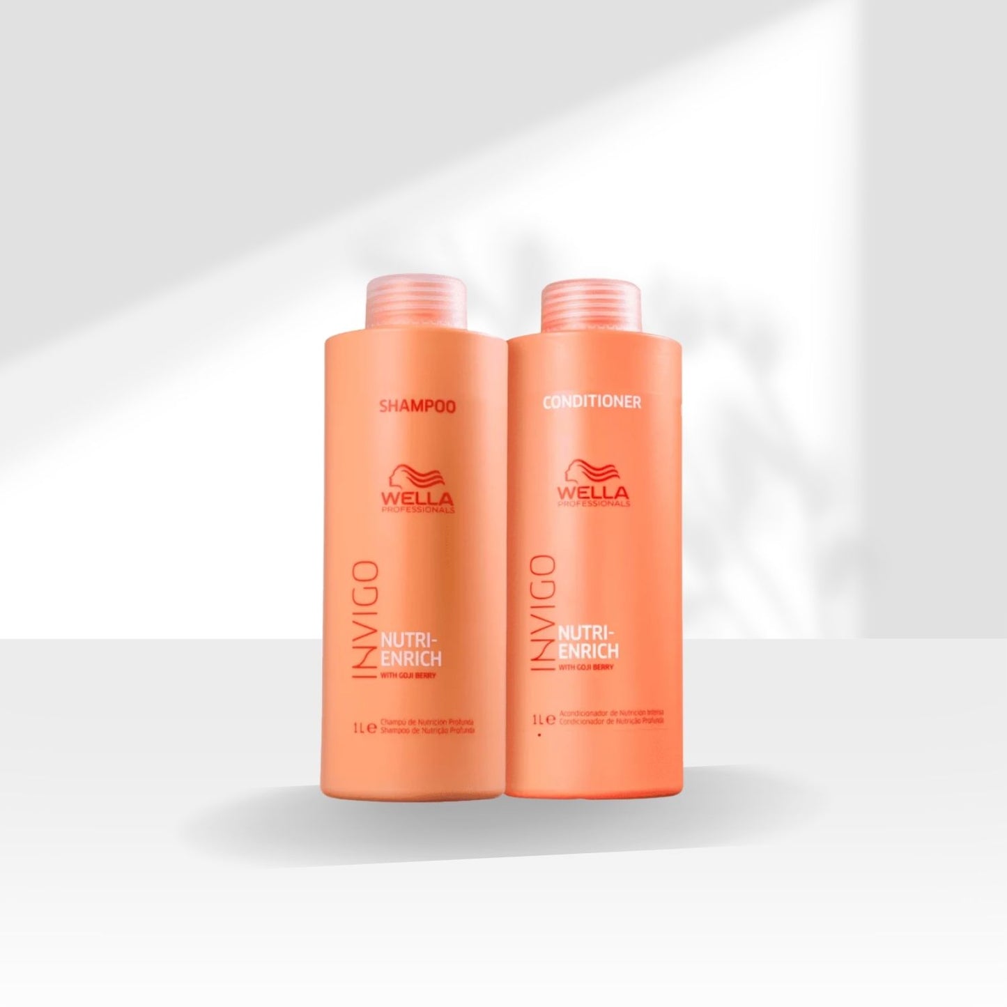 Kit Wella Nutri-Enrich Duo Shampoo 1 Litro e Condicionador 1 Litro