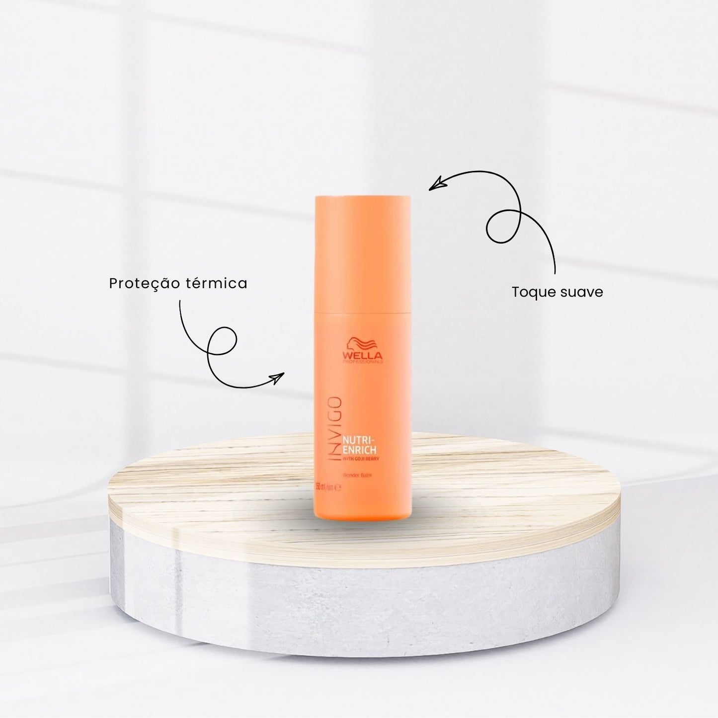Kit Wella Nutri-Enrich Shampoo + Condicionador + Máscara + Leave-in
